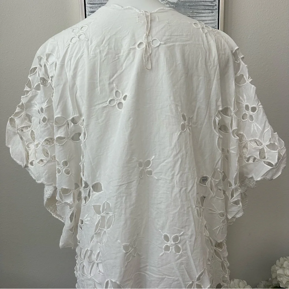 Free People Crochet Away Kaftan Size XS/S